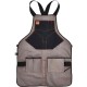 Ergodyne Arsenal 5705 Extended Canvas Tool Apron - 13 x Waist/Chest Pocket - Canvas - For Hammer, Hardware, Carpentry, Automotiv