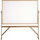 Ghent Dry Erase Board - 72" (6 ft) Width x 48" (4 ft) Height - White Surface - Natural Oak Wood Frame - Rectangle - Vertical - A