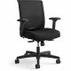HON Convergence Synchro Tilt Task Chair - Black Fabric Seat - Black Back - Low Back - 5-star Base - Armrest - 1 Each
