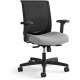 HON Convergence Chair - Black Vinyl, Fabric Seat - Black Mesh Back - Black Frame - 5-star Base - Frost