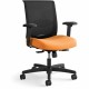 HON Convergence Chair - Apricot Vinyl, Fabric Seat - Black Mesh Back - Black Frame - 5-star Base - Apricot