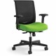 HON Convergence Chair - Pear Fabric Seat - Black Mesh Back - Black Frame - 5-star Base - Pear