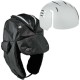 Ergodyne 6802ZI Kit Zipper Trapper Hat w/ Universal Bump Cap - Small (S)/Medium (M) Size - Nylon, Oxford Nylon - Black