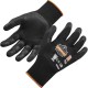 Ergodyne ProFlex 7001 Abrasion-Resistant Nitrile-Coated Gloves - DSX - Nitrile Coating - Medium Size - Black - Touchscreen Capab
