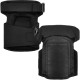 Ergodyne ProFlex 450 Hinged Slip Resistant Soft Cap Gel Knee Pad - Black - Elastic, Rubber, Ethylene Vinyl Acetate (EVA), Foam, 