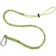 Squids 3101 Stainless Single Carabiner Tool Lanyard - 15lbs - 6 / Carton - 15 lb Load Capacity - Carabiner Attachment - 11.3" He