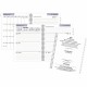 At-A-Glance DayMinder Executive Refill for G545 - Medium Size - Julian Dates - Weekly, Monthly - 12 Month - January 2025 - Decem