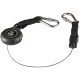 Squids 3000 Retractable Tool Lanyard w/ Dual SS Carabiners - 1lb - 1 Each - 1 lb Load Capacity - Standard - Clip/Buckle Attachme