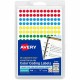 Avery Dot Stickers, 1/4" Diameter, Assorted, 760 Total (5795) - - Width1/4" Diameter - Removable Adhesive - Round - Matte - Gree