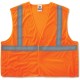 GloWear Orange Econo Breakaway Vest - Small/Medium Size - Orange - Reflective, Machine Washable, Lightweight, Hook & Loop Closur