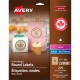 Avery Kraft Brown Round Labels2½" Diameter - - Width2 1/2" Diameter - Permanent Adhesive - Round - Laser, Inkjet - Kraft Brown -