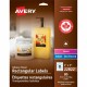 Avery Glossy Clear Rectangle Labels2" x 3" - 2" Width x 3" Length - Permanent Adhesive - Rectangle - Laser, Inkjet - Crystal Cle