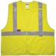 GloWear 8261FRHL Hi-Vis FR Safety Vest - Class 2, Dual Compliant - Recommended for: Accessories, Petrochemical, Electrical, Oil 