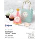 Avery Gift Label - - Width2 1/2" Diameter - Permanent Adhesive - Round Scallop - Laser, Inkjet - Ivory - Paper - 9 / Sheet - 8 T