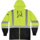 GloWear Zip-Up Hi-Vis Hooded Sweatshirt - Recommended for: Construction, Biking, Snowmobiling, Outdoor, Ice Fishing, Traffic - 2