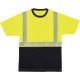 GloWear 8280BK Type R Class 2 Front Performance T-Shirt - Extra Large (XL) Size - Polyester - Lime, Black