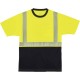 GloWear 8280BK Type R Class 2 Front Performance T-Shirt - 5XL Size - Polyester - Lime, Black