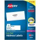 Avery Easy Peel Mailing Laser Labels - 1 21/64" Width x 4" Length - Permanent Adhesive - Rectangle - Laser - White - Paper - 14 