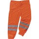 GloWear 8910 Class E Hi-Vis Pants - 4-Xtra Large/5-Xtra Large Size - Orange - Polyester Mesh