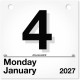 At-A-Glance "Today Is"Wall Calendar Refill - Julian Dates - Daily - 1 Year - January 2025 - December 2025 - 1 Day Single Page La
