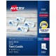 Avery Place Cards, Two-Sided Printing, 2" x 3-1/2" , 160 Cards (5302) - 97 Brightness - 2" x 3 1/2" - 160 / Box - Perforated, He