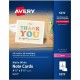 Avery Printable Note Cards, Two-Sided Printing, 4-1/4" x 5-1/2" , 60 Cards (5315) - 97 Brightness - 4 1/4" x 5 1/2" - 1 / Box - 