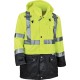 GloWear 8365BK Type R Class 3 Front Rain Jacket - Recommended for: Construction, Utility, Emergency, Airline Crew, Railway Worke