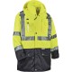 GloWear 8386 Type R Class 3 Outer Shell Jacket - Medium Size - Rain, Dirt Protection - Zipper Closure - Polyurethane, Polyester 