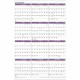 At-A-Glance Recycled Yearly Wall Calendar 24" x 36" English - Extra Large Size - Julian Dates - Yearly - 12 Month - January 2025