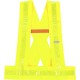 GloWear 8140BA Type O Class 1 Breakaway Sash - Medium/Large Size - Polyester - Lime - Pocket, Reflective - 1 Each