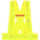 GloWear 8140BA Type O Class 1 Breakaway Sash - Xtra Large/2-Xtra Large Size - Polyester - Lime - Pocket, Reflective - 1 Each