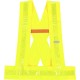 GloWear 8140BA Type O Class 1 Breakaway Sash - 3-Xtra Large Plus Size - Polyester - Lime - Pocket, Reflective - 1 Each