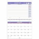 At-A-Glance Desk Wall Calendar - Small Size - Julian Dates - Monthly - 12 Month - January 2025 - December 2025 - 1 Month Single 