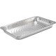 SEPG Smart Full-size Steam Table Pans - Baking, Steaming, Transporting, Cooking, Serving, Food - Disposable - Silver - Aluminum 