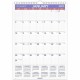 At-A-Glance Ruled Daily Blocks Calendar - Medium Size - Julian Dates - Monthly - 12 Month - January 2025 - December 2025 - 1 Mon