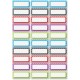Ashley Dry Erase Chevron Nameplate Magnets - 30 x Rectangle Shape - Magnetic - Chevron - Die-cut, Write on/Wipe off, Heavy Duty 