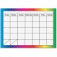 Ashley 1-month Dry Erase Magnetic Calendar - Academic - Monthly - 8 1/2" x 11" Sheet Size - Multicolor - Write on/Wipe off, Dry 