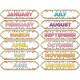 Ashley Magnetic Confetti Months Timesavers - 12 - Die-cut, Write on/Wipe off - 1 Each - Multicolor
