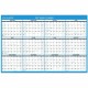 At-A-Glance Horizontal Reversible Erasable Wall Calendar - Extra Large Size - Julian Dates - Yearly - 12 Month - January 2025 - 
