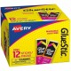 Avery Permanent Glue Stic - 0.26 oz - 1 Each - White