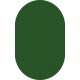 Flagship Carpets Classic Solid Color 12' Oval Rug - Traditional - 91.20" Length x 12 ft Width - Oval - Clover - Nylon