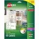 Avery Easy Align ID Label - 2 5/16" Width x 3 5/16" Length - Permanent Adhesive - Rectangle - Laser, Inkjet - White - Film, Lami