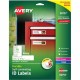 Avery Easy Align ID Label - 1 1/32" Width x 3 1/2" Length - Permanent Adhesive - Rectangle - Laser, Inkjet - White - Film, Lamin