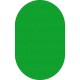 Flagship Carpets Ameristrong Solid Color Rug - Traditional - 91.20" Length x 12 ft Width - Oval - Lime Green - Fiber, Nylon