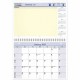 At-A-Glance QuickNotes Desk Wall Calendar - Small Size - Julian Dates - Monthly - 12 Month - January 2025 - December 2025 - 1 Mo