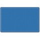Flagship Carpets All-Over Weave Solid Color Rug - Classic - 99.96" Length x 69.96" Width - Blue - Nylon