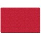 Flagship Carpets Solid Color Swirl Rug - 99.96" Length x 72" Width - Cherry