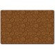 Flagship Carpets Solid Color Swirl Rug - 99.96" Length x 72" Width - Chocolate