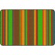 Flagship Carpets Basics Stripes Classroom Rug - 48" Length x 72" Width - Rectangle - Muted - Nylon