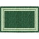 Flagship Carpets Double Light Tone Border Clover Rug - 12 ft Length x 90" Width x 0.50" Thickness - Rectangle - Green